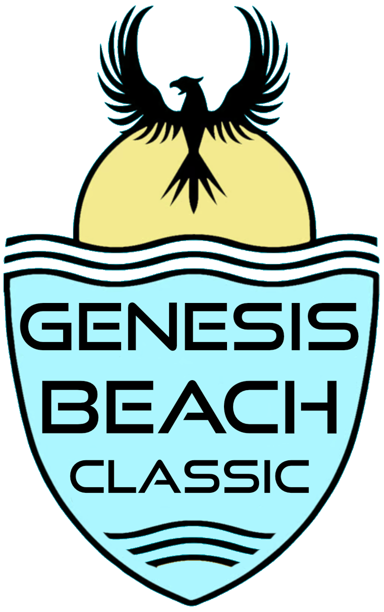 Beach Volleyball, Club Tournament, Kelowna BC, Genesis Beach Classic Logo