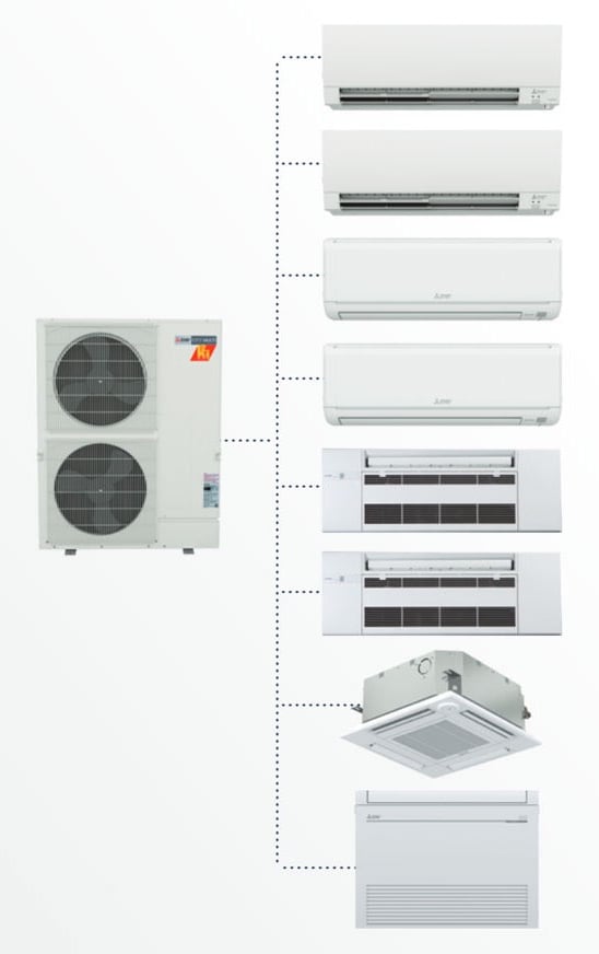 Mitsubishiac-Multi-Zone-Example