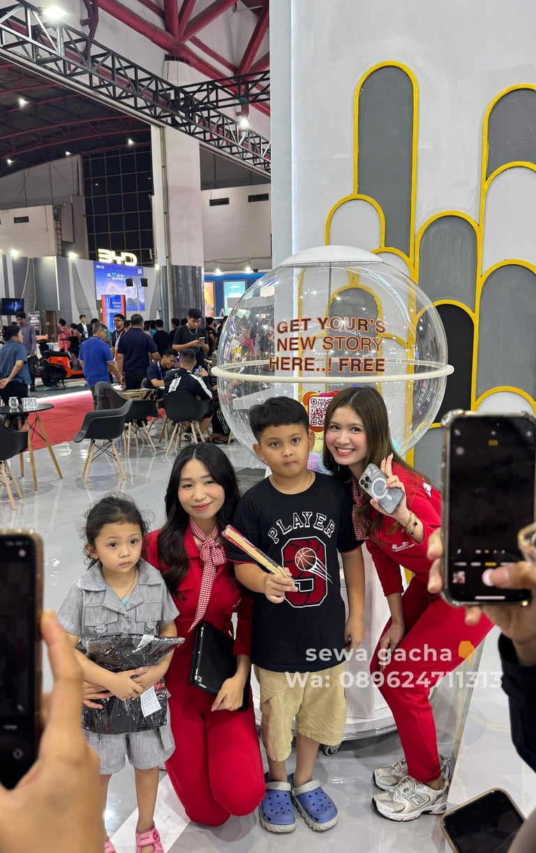 sewa mesin gachaapon jumbo jakarta