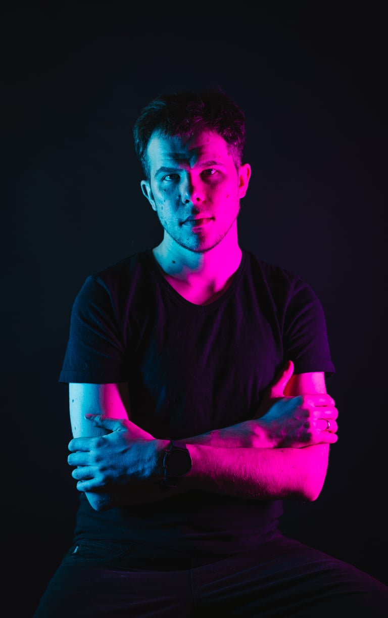 Portretų fotografija studijoje