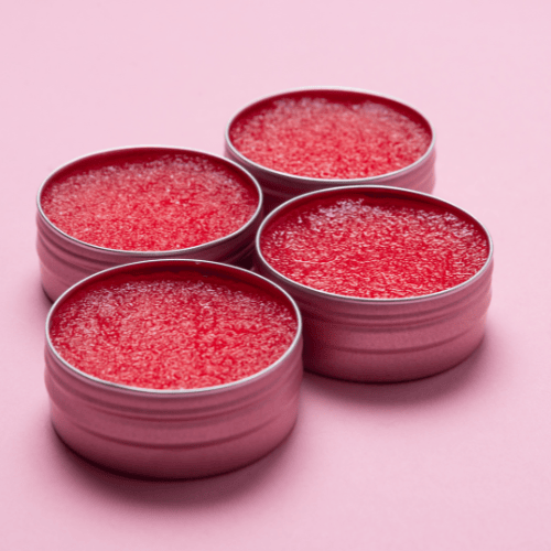 Natural vegan non-toxic lip balm handmade from the beauty party box, softens and smooths lips