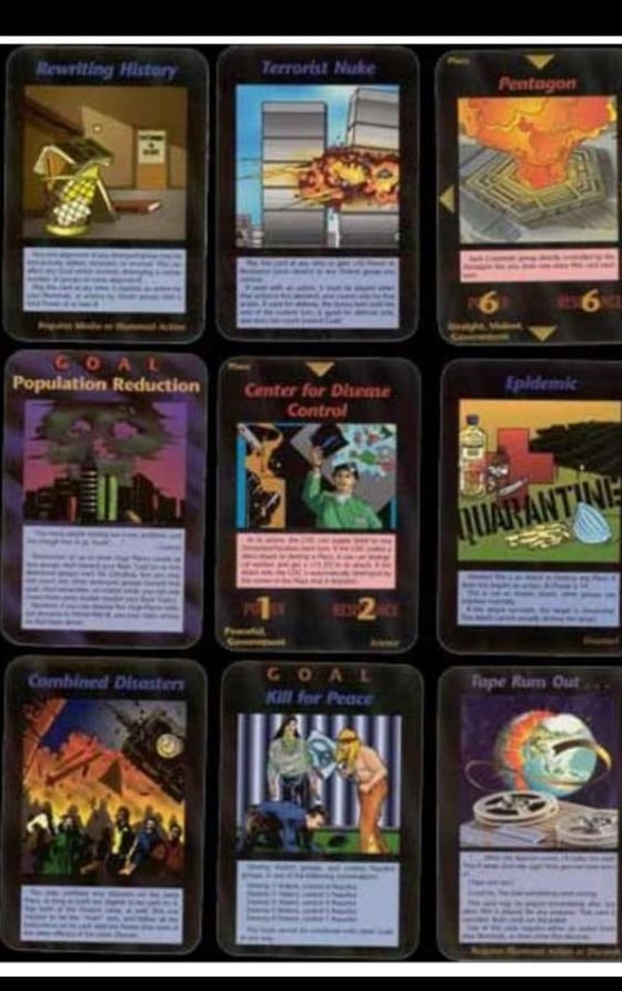 Algumas cartas que inclui as Torres Gêmeas, Pentágono, Pandemia Covid-19 entre outras (foto e Texto)