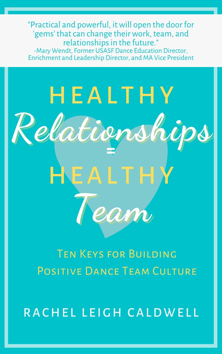Healthy Relationships = Healthy Team book cover