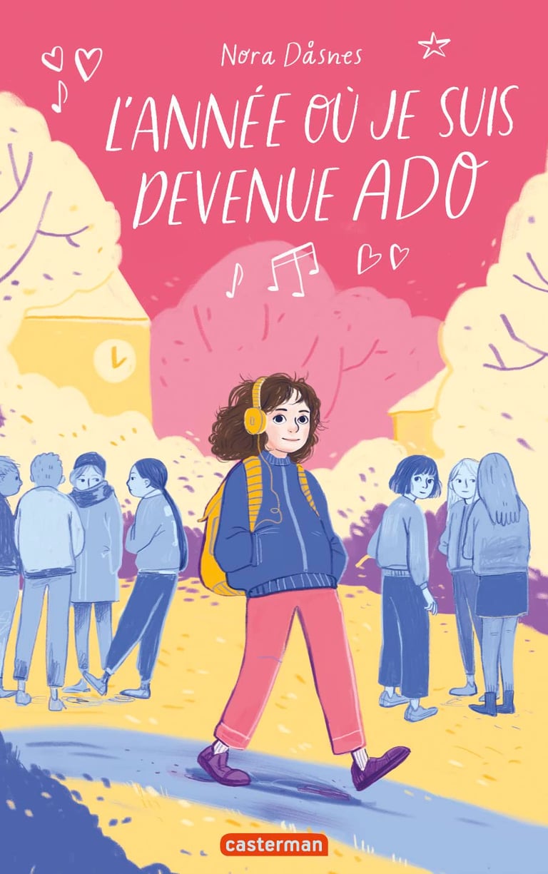 Première de couverture de la BD L'année où je suis devenue ado