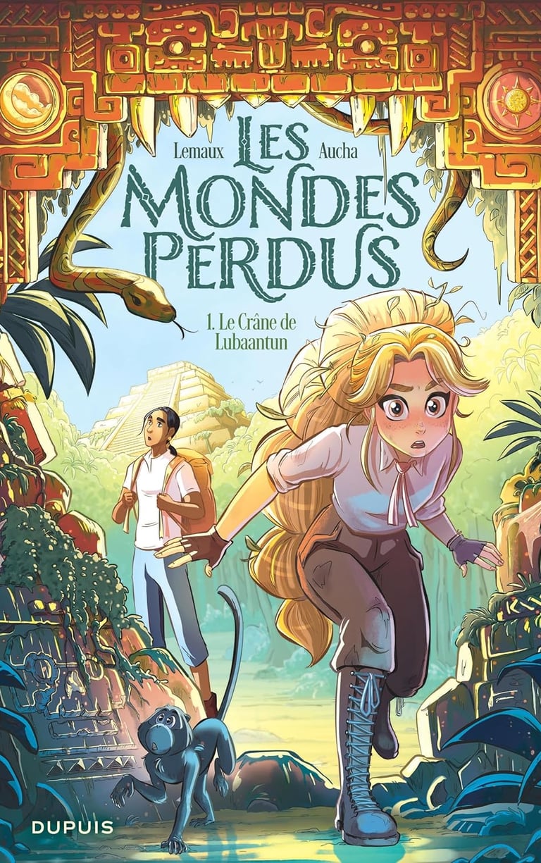 Première de couverture du tome 1 de la BD Les mondes perdus