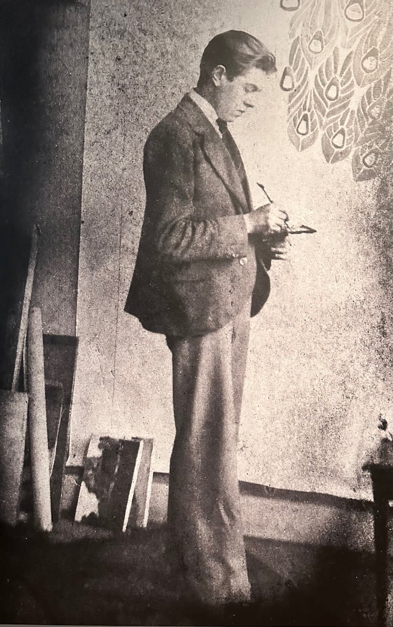 Magritte at the Royal Academy of Fine Arts, Brussels 1917 @16mag