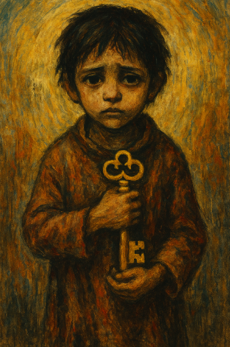 Image d'un enfant créé par Hassan Yamin de la poésie française site lapoesiefrancaise.fr