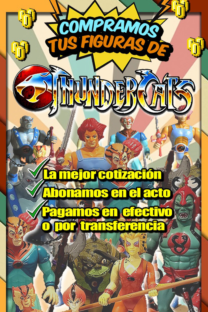 Compramos Figuras Thundercats vintage