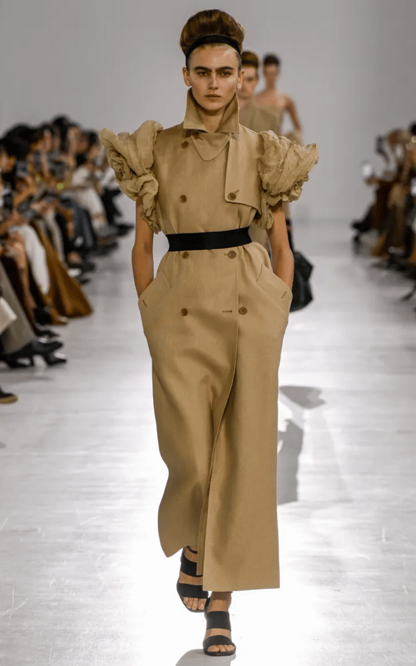 Max Mara trench coat dress Spring Summer 2026.