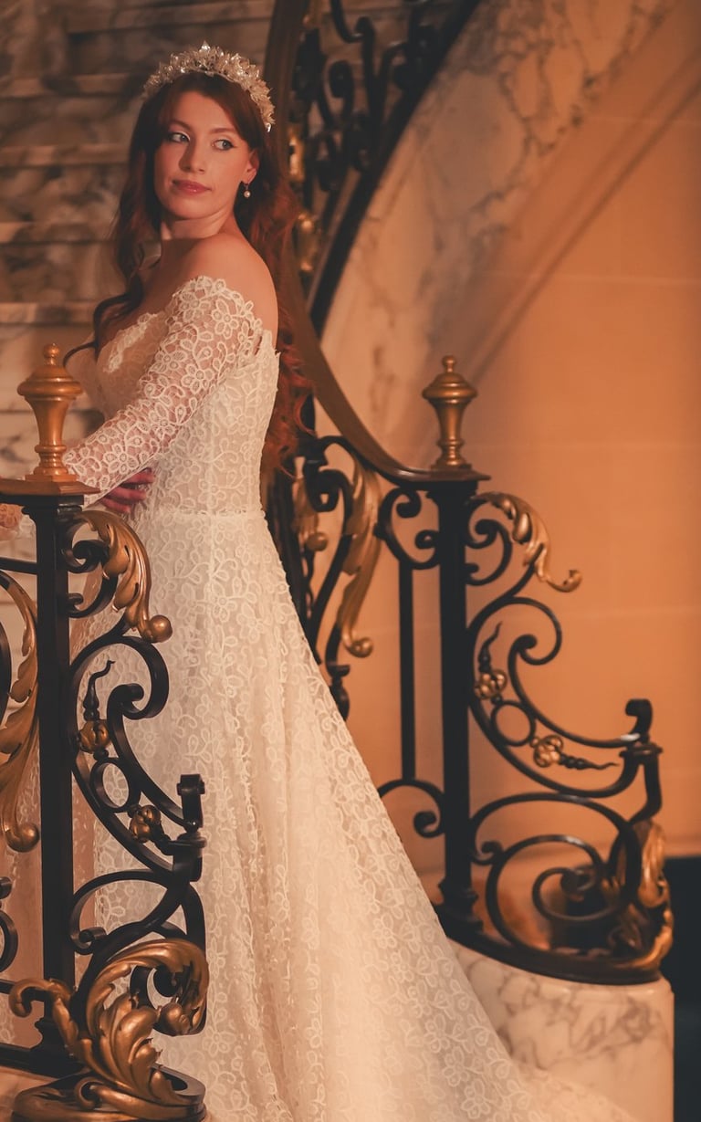 elegant wedding dress brussels