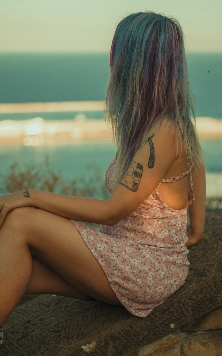 Forografía de una mujer en Barcelona