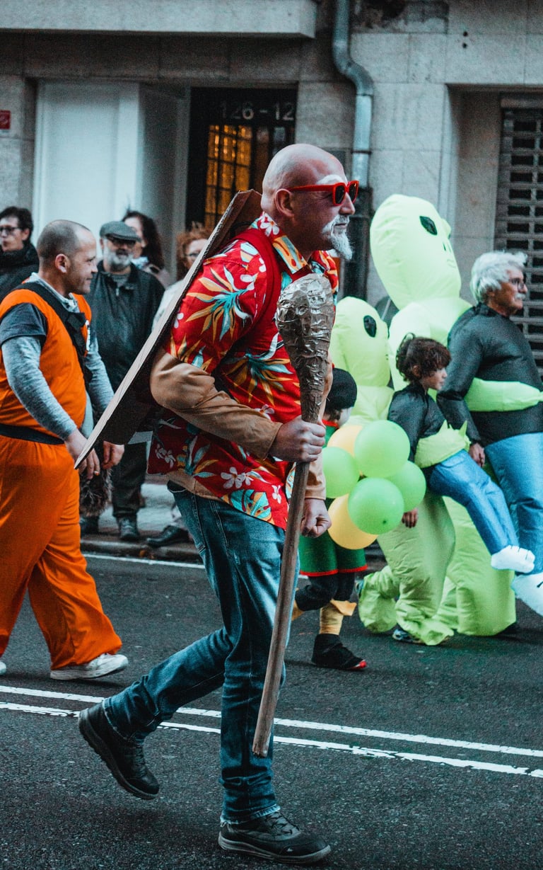 Fotografía del carnaval de 2024 en A Coruña