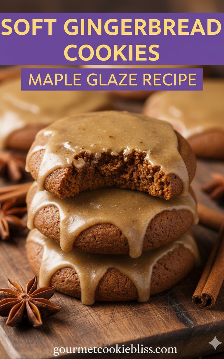 soft gingerbread cookies maple glaze recipe