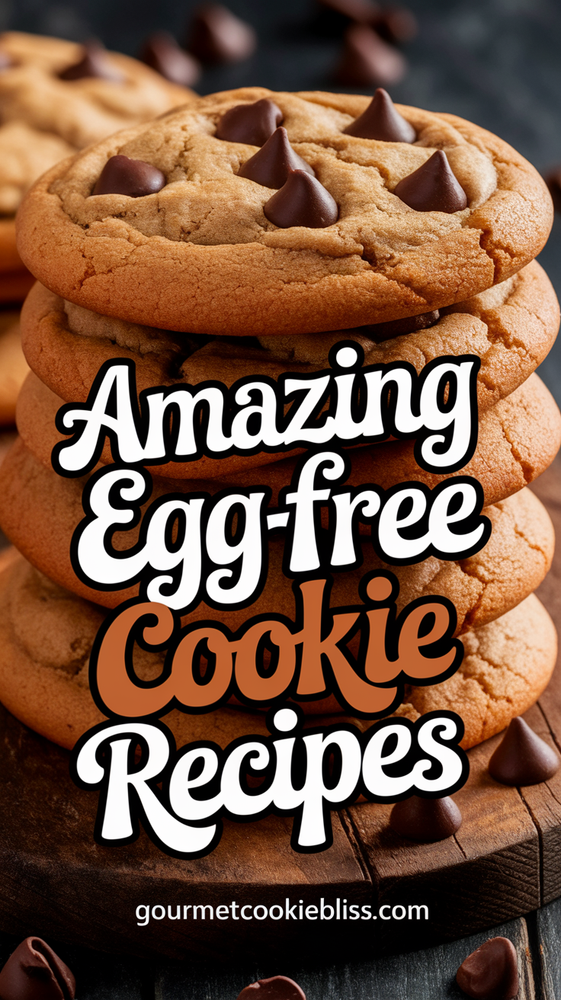 Easy eggless cookie recipes for delicious homemade treats.