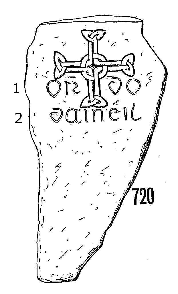 Clonmacnois Runestone 720 - Barony of Garrycastle, County of Offally, Ireland