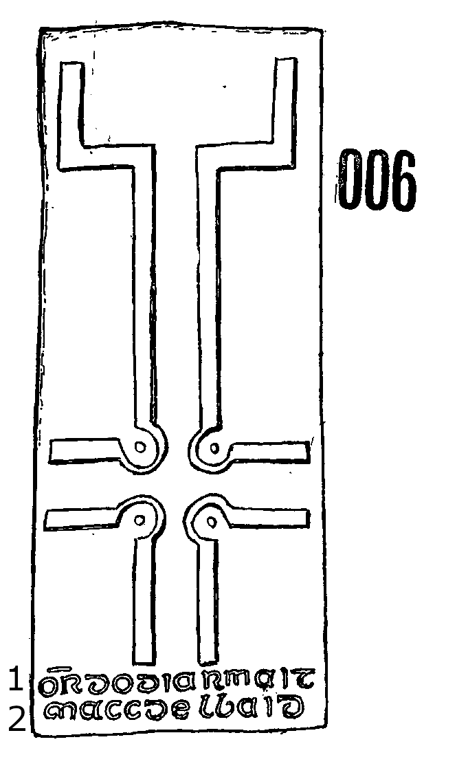 Iniscealtra Runestone 900 - Barony of Tulla Upper, County Clare, Ireland