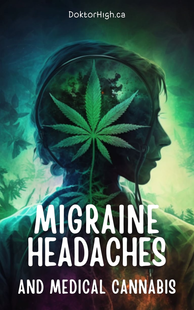 migraine headaches and medical cannabis book cover Doktorhigh