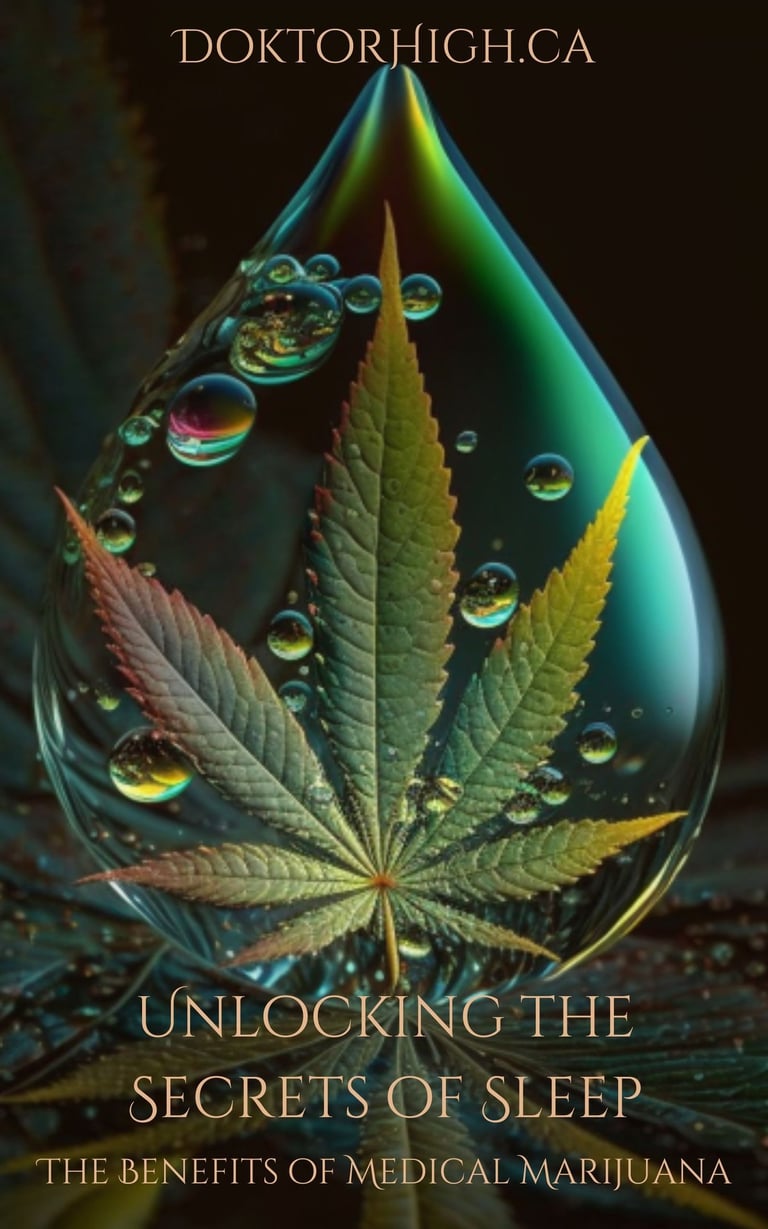 Sleep disorders and the benefits of cannabis book cover Doktorhigh