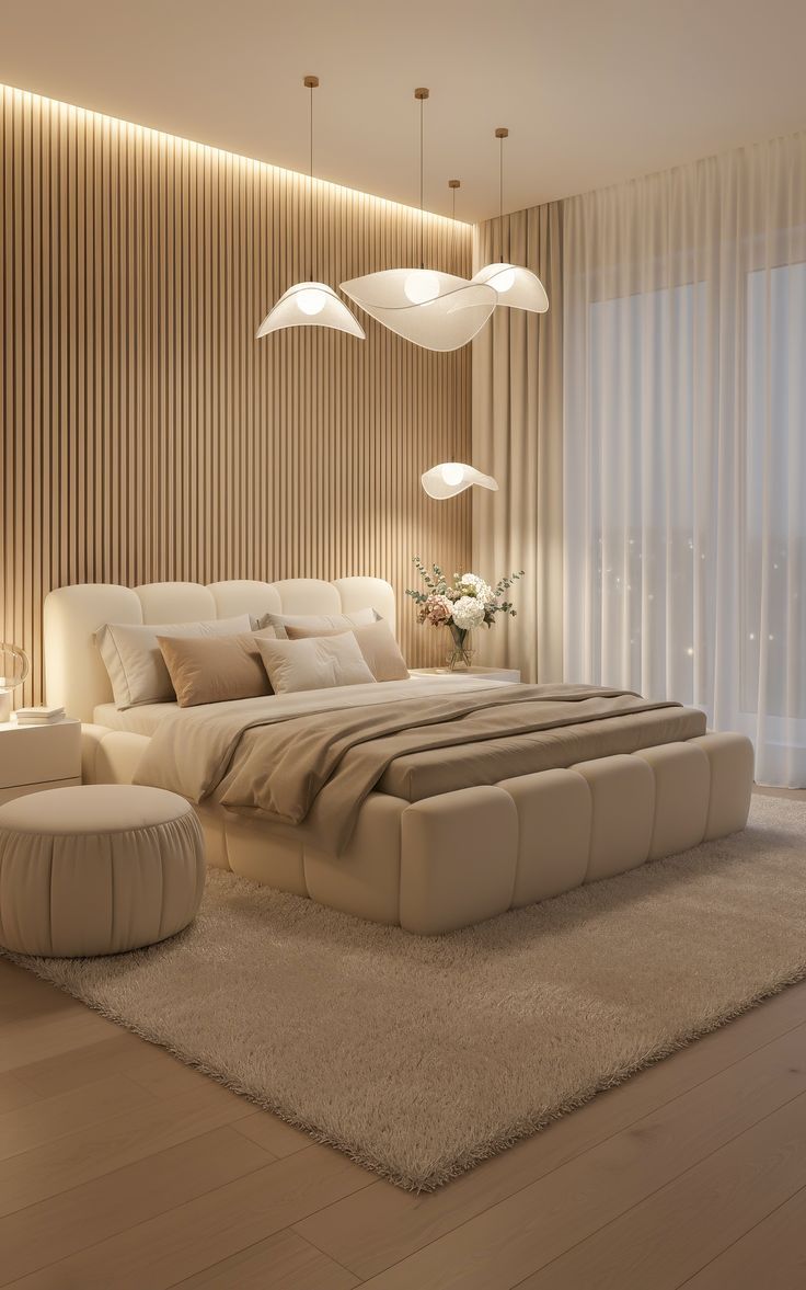 Estetik dekorasyon uygulanmış ev