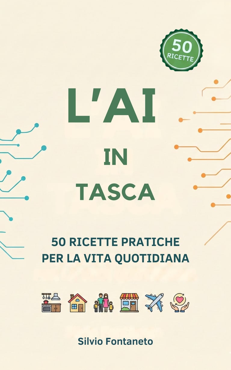 AI in Tasca book cover by Silvio Fontaneto - Practical AI guides for managers
