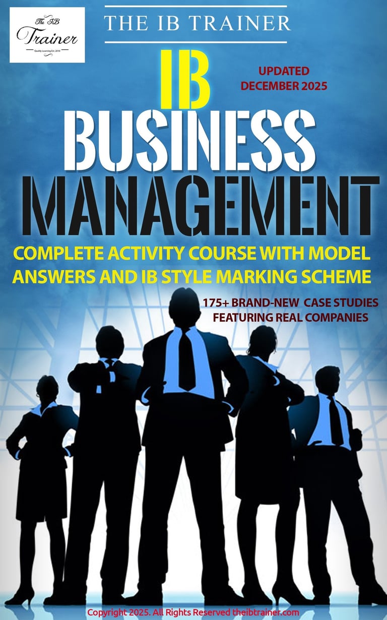 IB Business Management Complete Activity Book theibtrainer.com