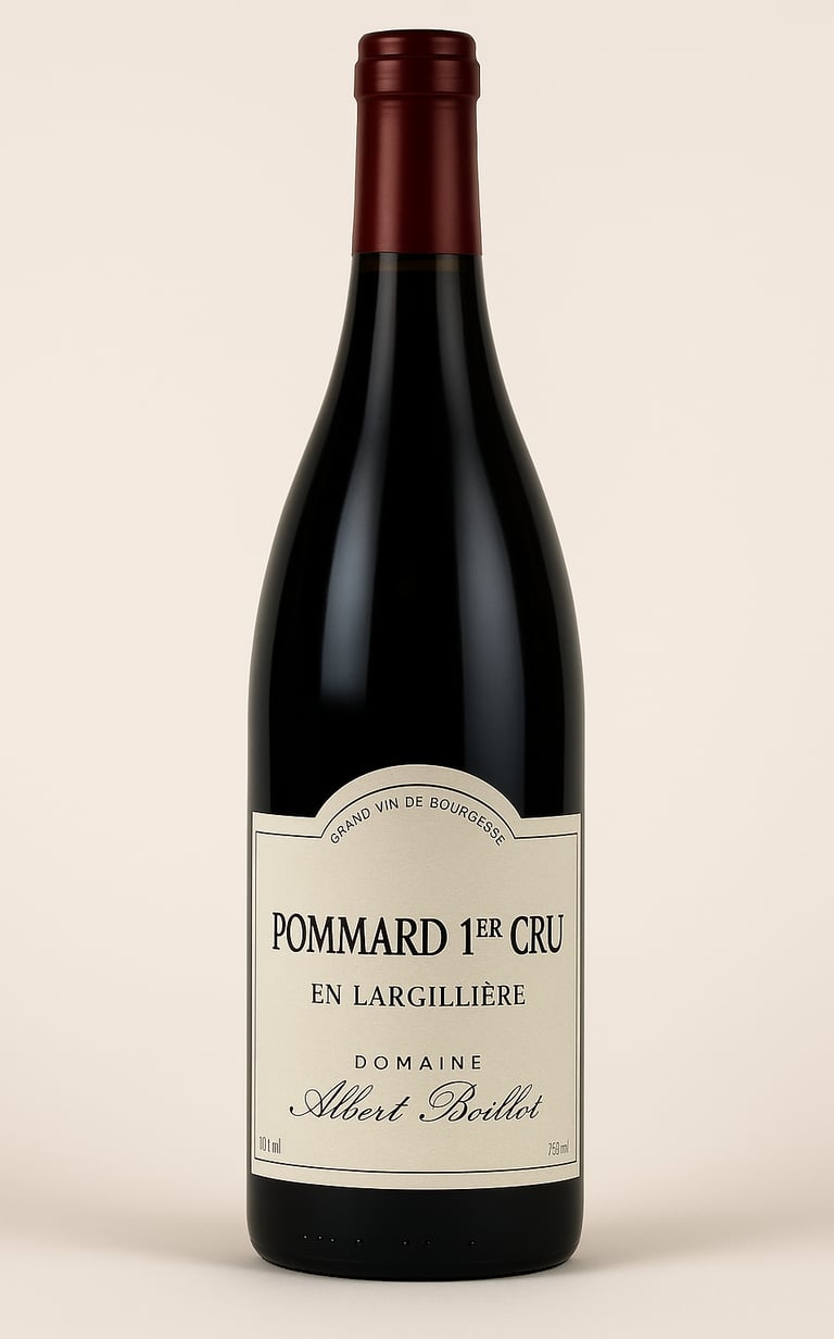 a bottle of wine with a label on it