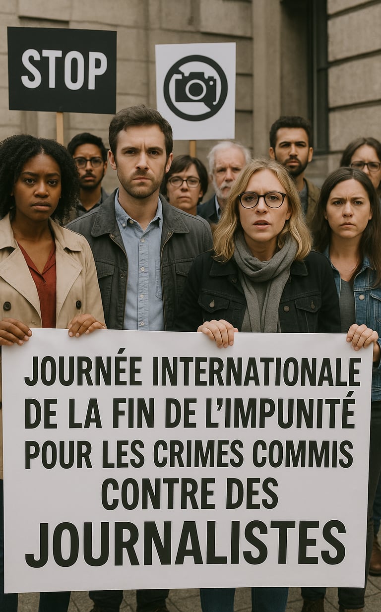 Journée internationale de la fin de l’impunité pour les crimes commis contre des journalistes