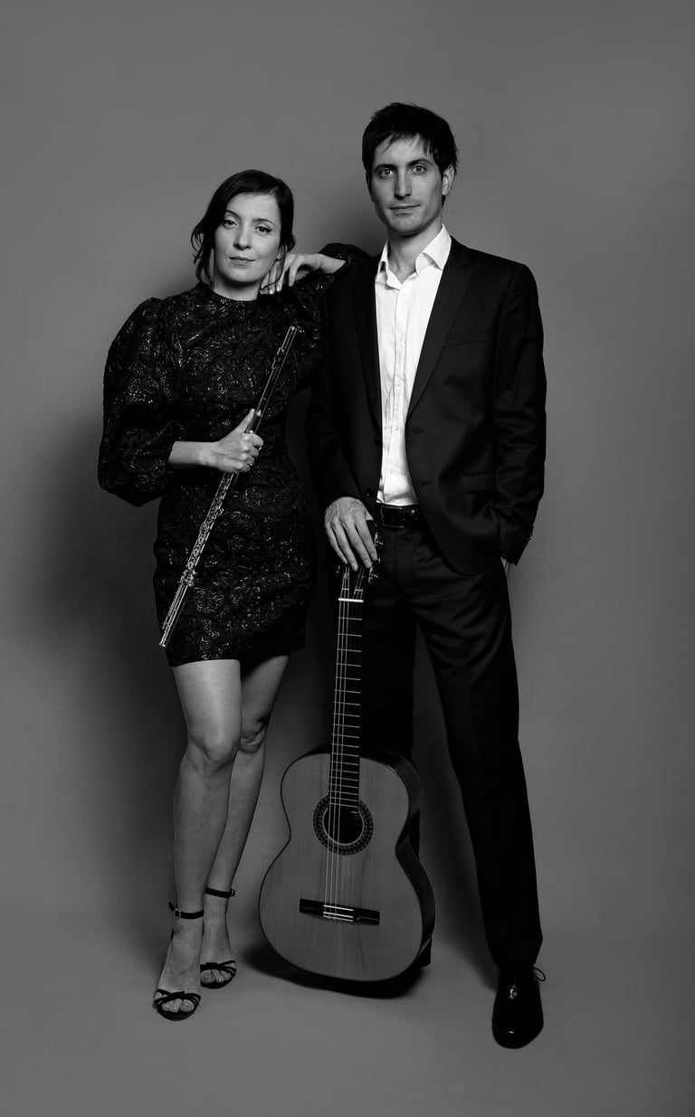 Duo SoliPse - Elena Stojceska et Romain Petiot photo par Rocio Garza