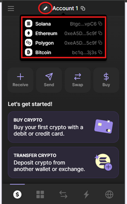 Solana Phantom Wallet  your accont