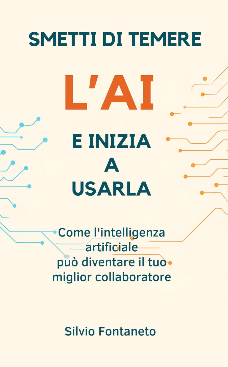 Book cover Stop Fearing AI by Silvio Fontaneto - AI strategy for business leaders