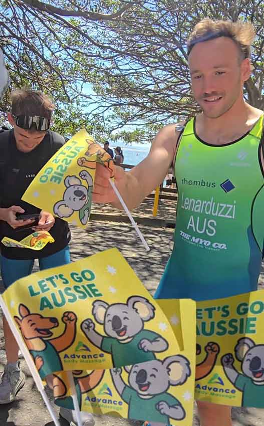photo of Australian Athlete Lenarduzzi in Wollongong