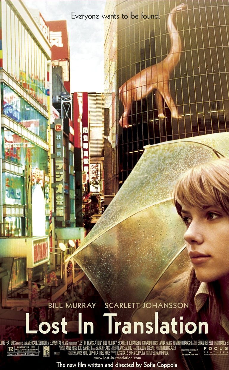 Poster for Lost in Translation screening hosted by Auckland International Film Club