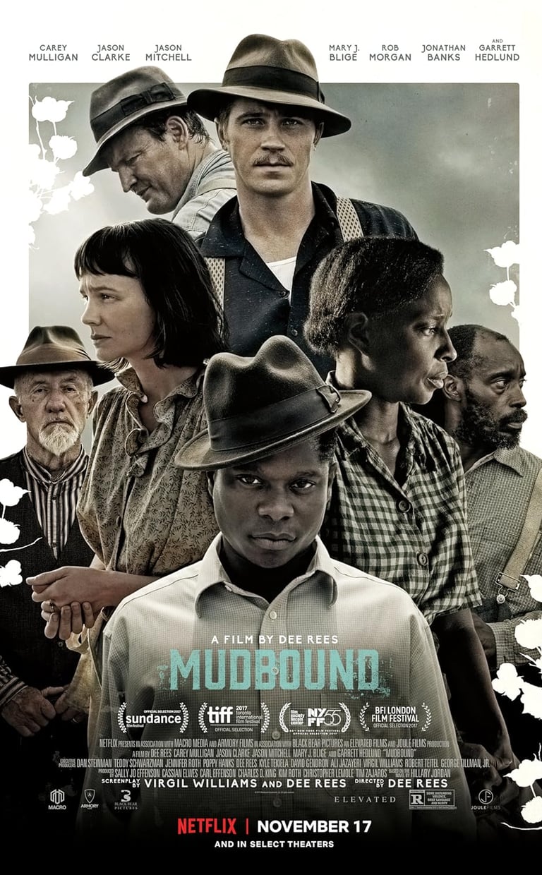 Poster for 'Mudbound' screening hosted by Auckland International Film Club.