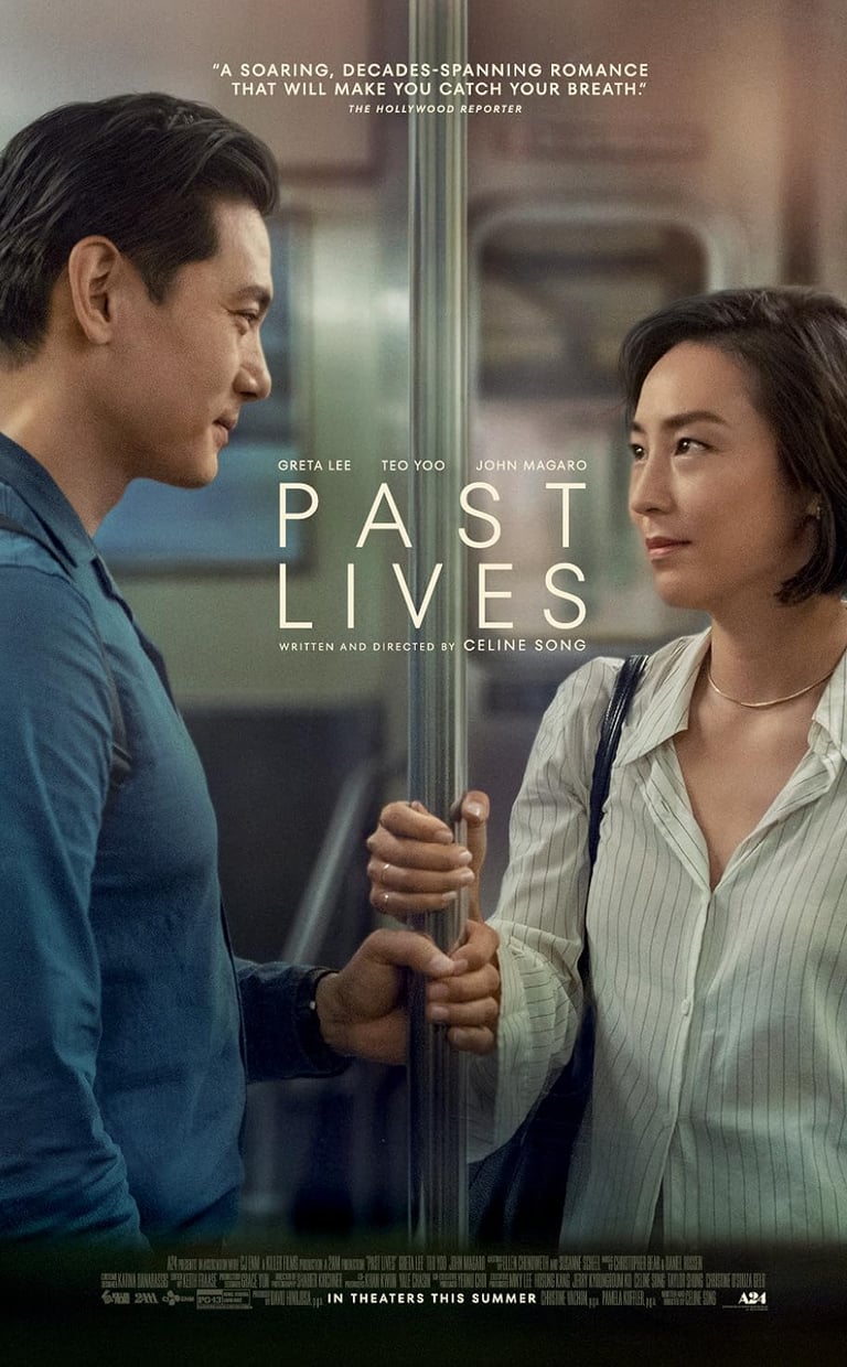 Poster for Past Lives screening hosted by Auckland International Film Club.