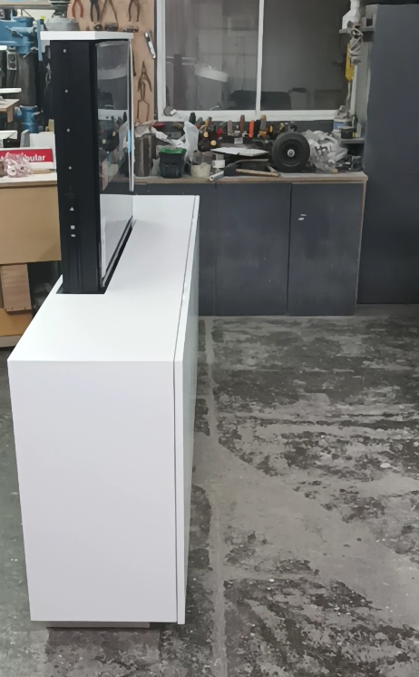 Vista lateral XF 80 para 50"