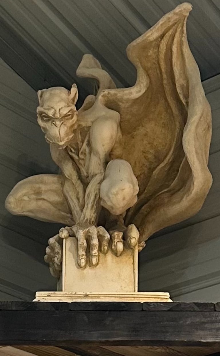 Sentinel Gargoyle Standing Guard