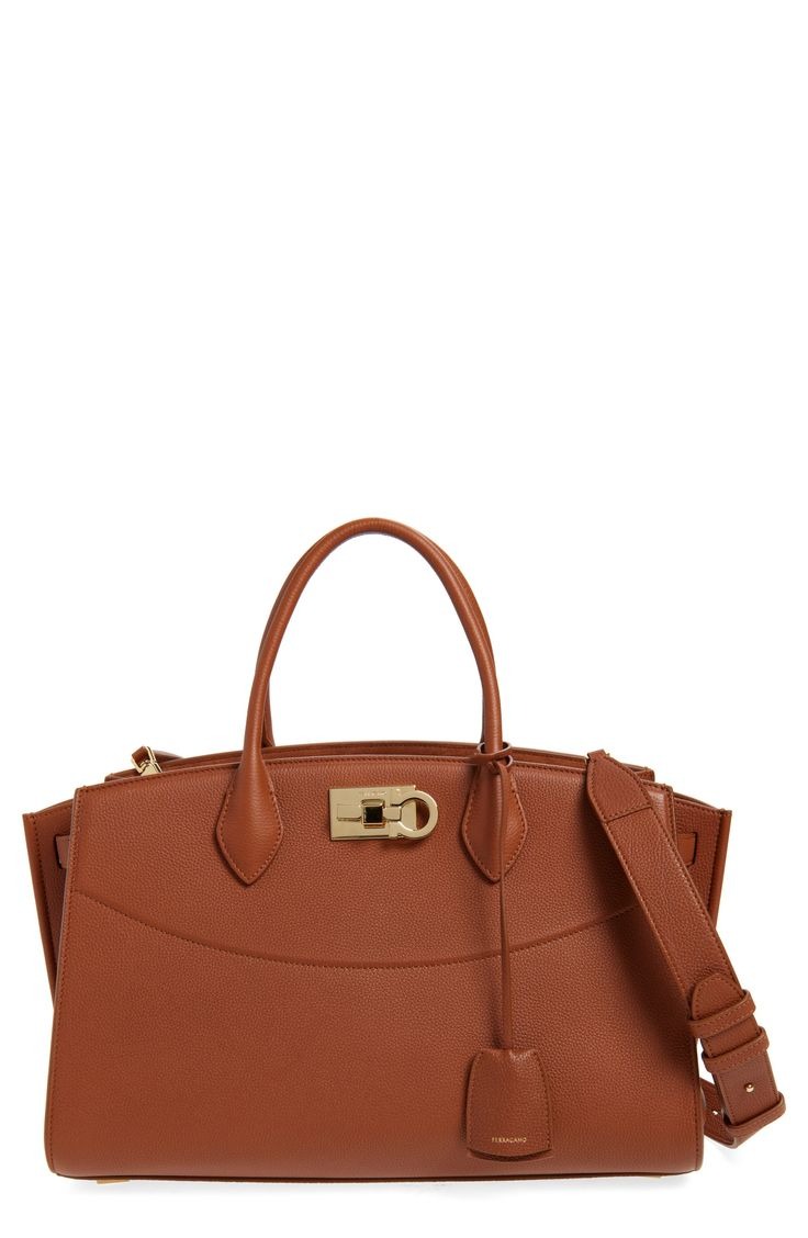 Medium The Studio Soft Leather Top Handle Bag