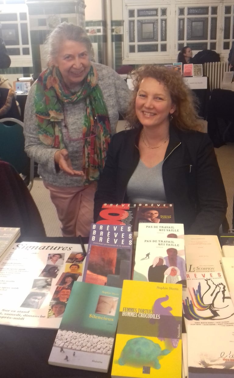 Sophie Stern, écrivaine, nouvelliste, romancière, Martine Delort édtirice, 