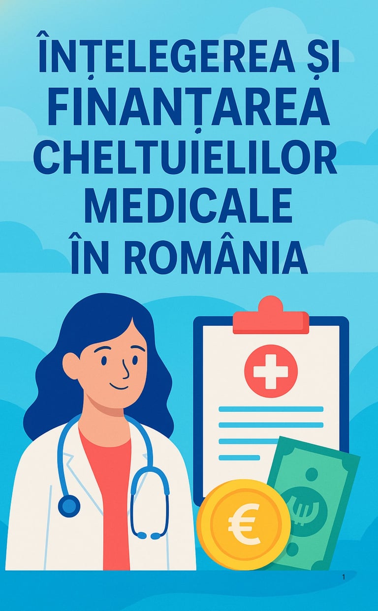 Machetă a unei cărți electronice intitulate „Ghidul suprem pentru sănătate în România”, care conține