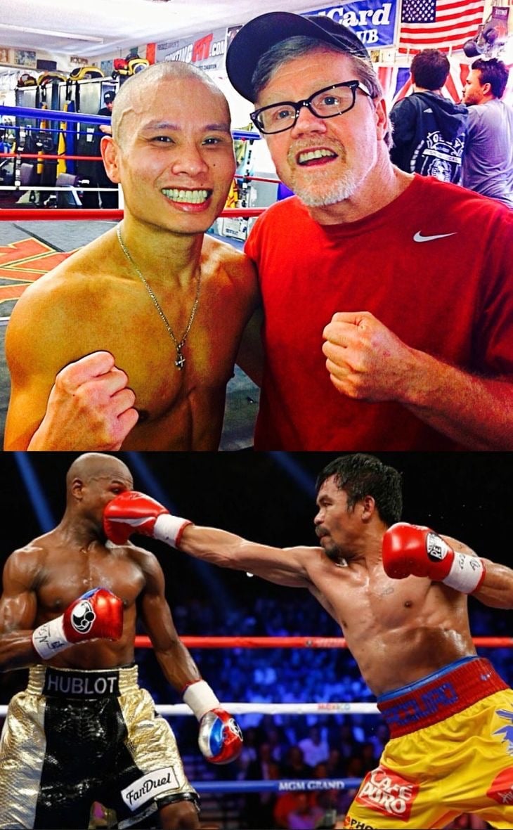 MARK RECAIDO & LEGENDARY BOXING COACH FREDDIE ROACH