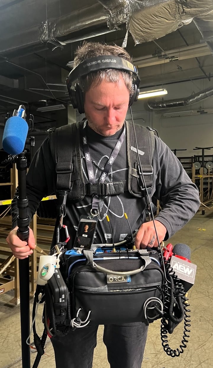 Location Sound Mixer Johnny Siera.