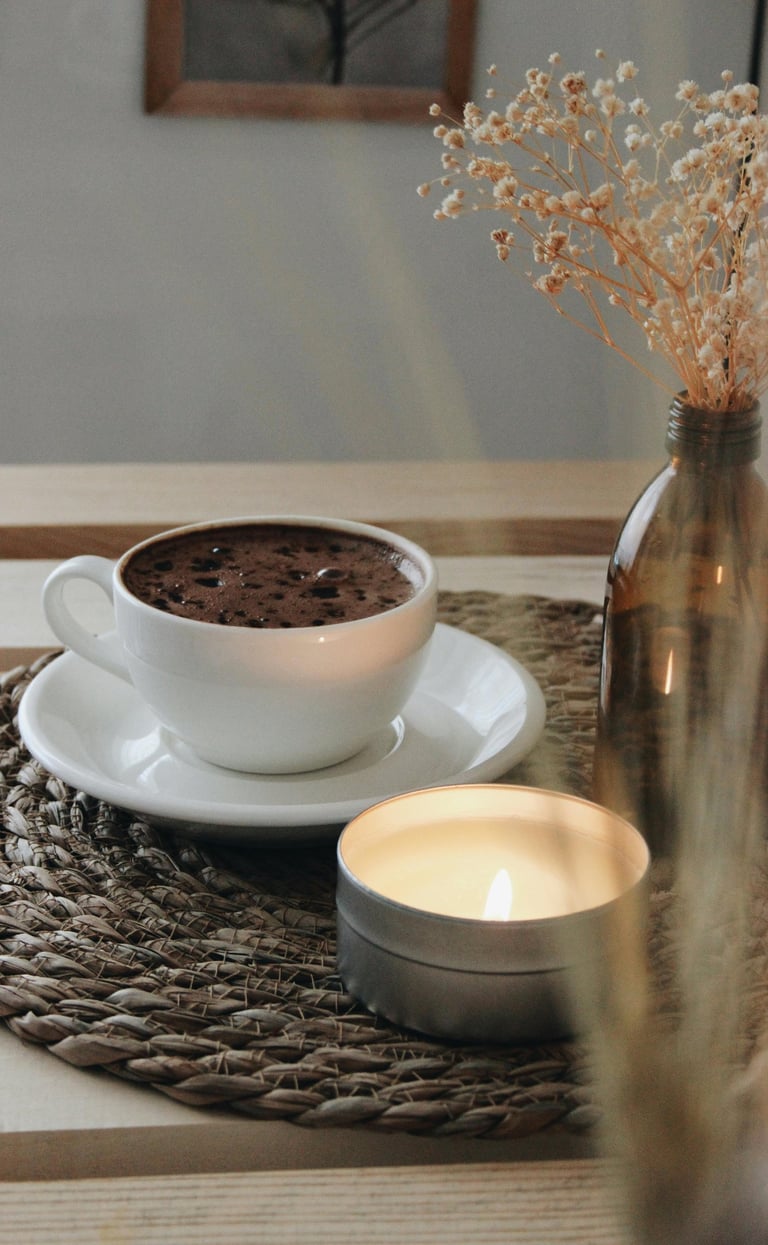 wax, candle, wick, tin