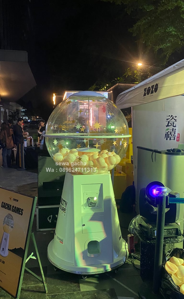 sewa mesin gacha gachapon jumbo jakarta