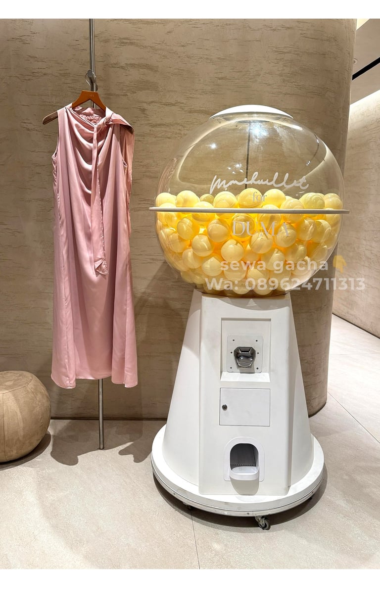 sewa mesin gacha gachapon jumbo
