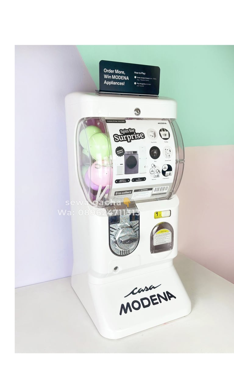 custom mesin gachapon mini