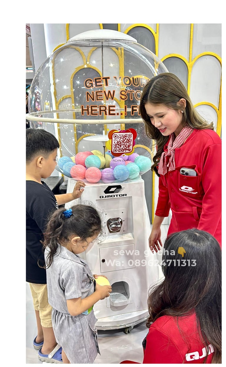 sewa mesin gachapon jumbo surabaya