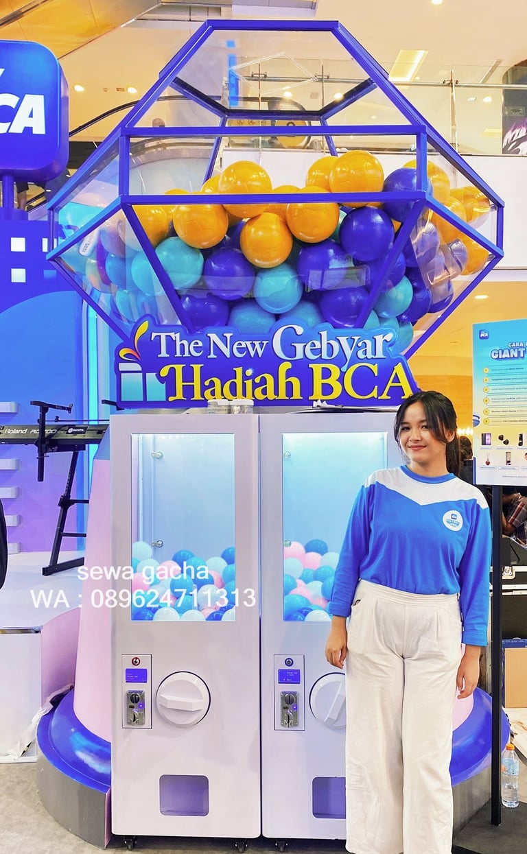 sewa giant jumbo gacha custom prisma gachapon