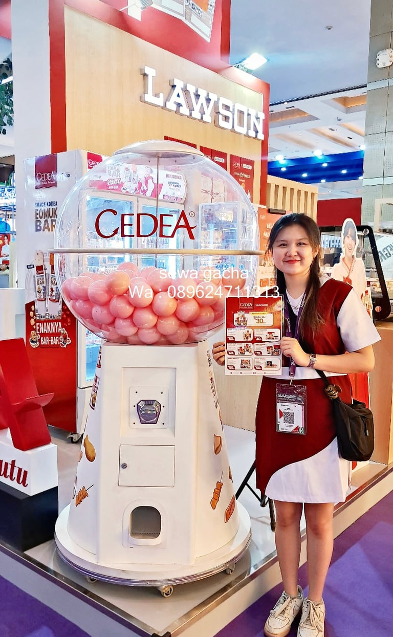 sewa gacha raksasa giant jumbo gachapon