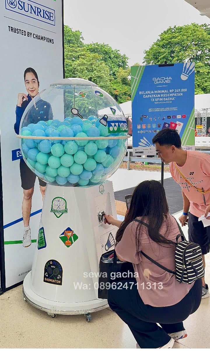sewa mesin gachapon jumbo Indonesia