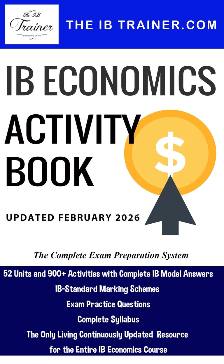 IB Economics Activity Book theibtrainer.com